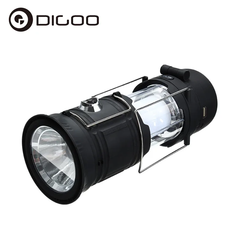 DIGOO DG BPSL 4 в 1 многофункциональная лампа на солнечных батареях для кемпинга Bluetooth