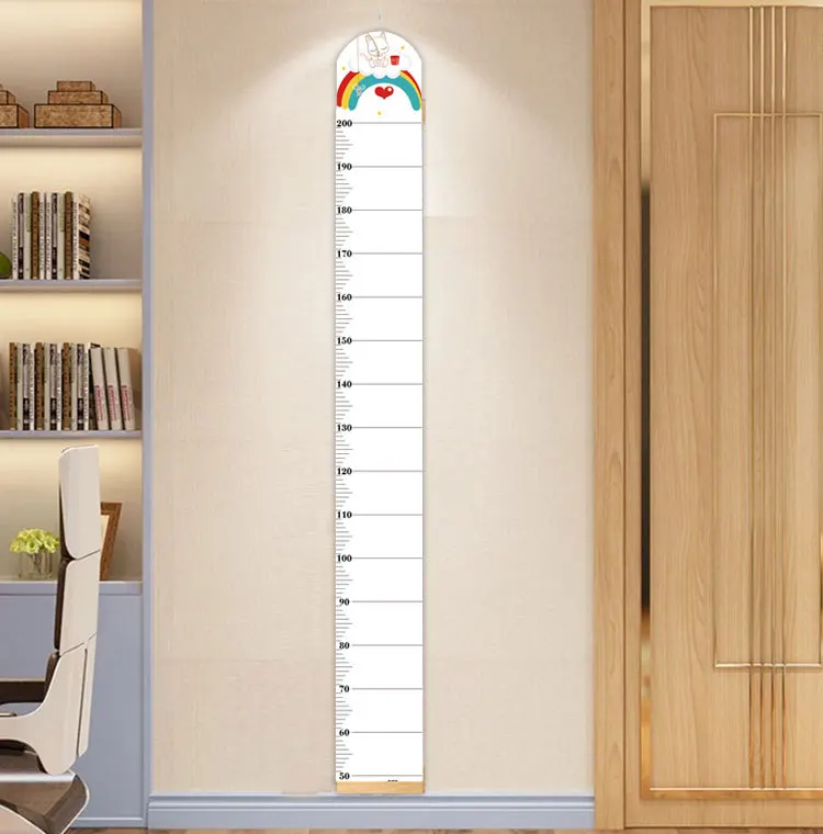 

Growth Chart Hanging Ruler for Kids Unisex Kids Room Wall Decor Wall Tape With Height Chart for Kids EM88