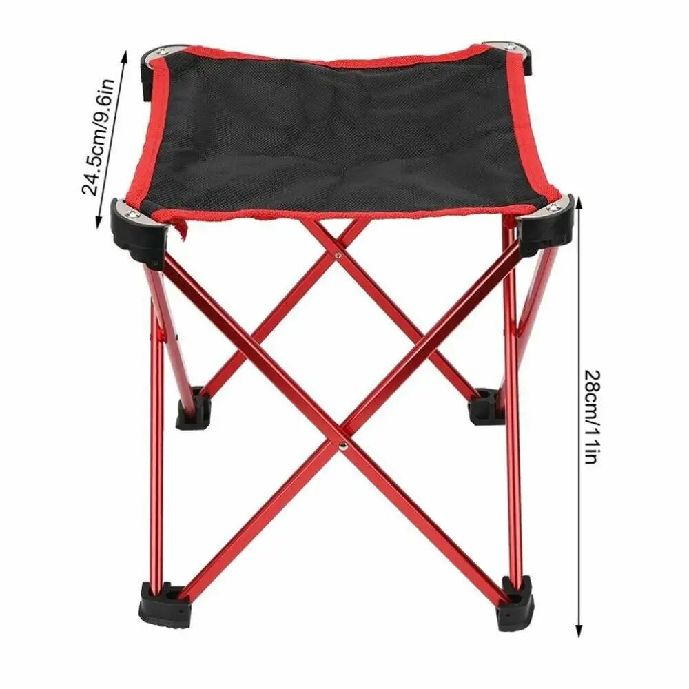Складной стул для рыбалки и пляжа легкий уличный походный кемпинга портативный