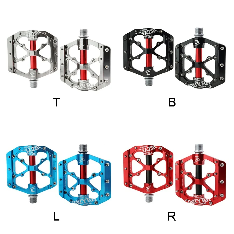 

Universal Sealed Bearing Bike Pedals CNC Aluminum Body 3 Bearing Bicycle Flat Pedals For MTB Road Cycling BMX Road Bicycle
