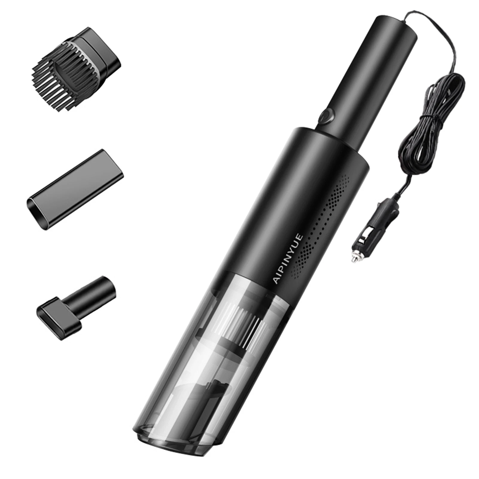 

Car Vacuum Cleaner ABS HEPA Filter Ultra-light Wired 120W High Power 6KPA Suction Durable Hand-Held Dust Catcher Cleaner Cleanup