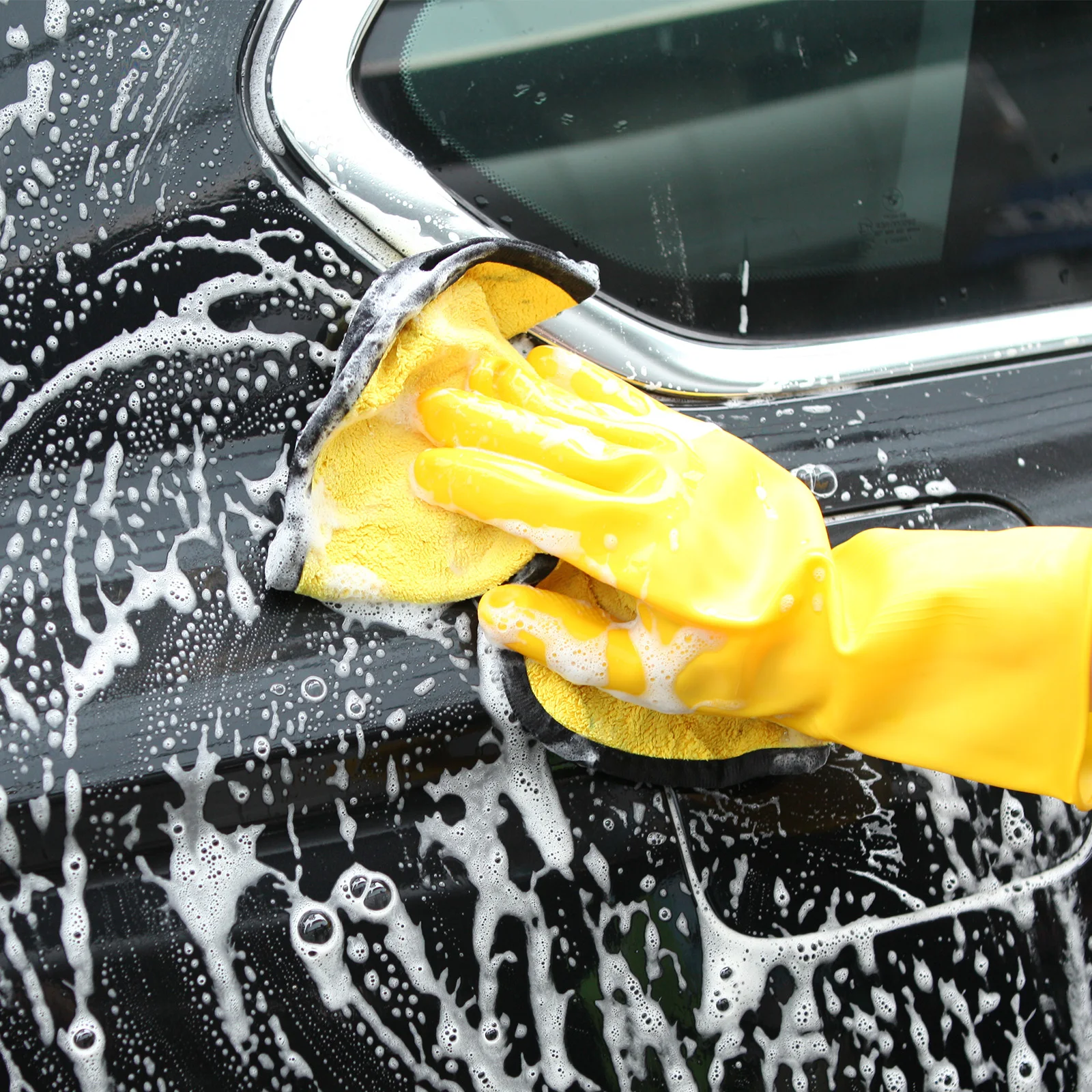 Утолщенные тряпки для мытья автомобиля из микрофибры и кораллового флиса