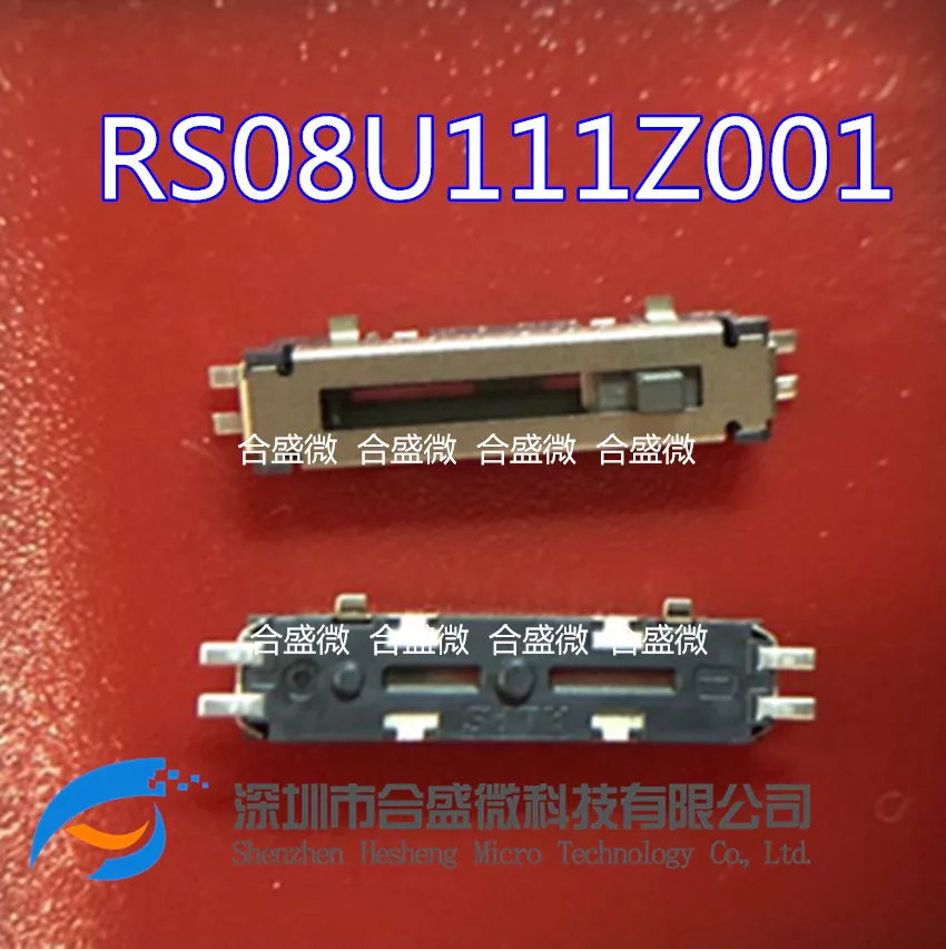 2 шт. RS08U111Z001 10kA маленький одиночный раздвижной потенциометр |