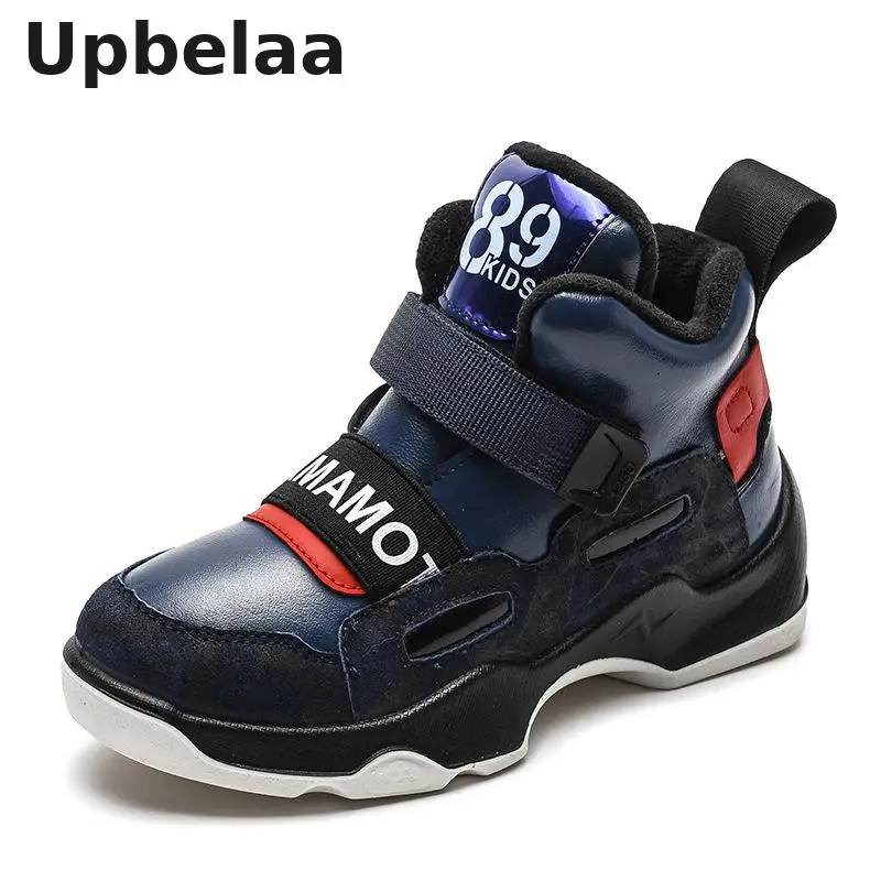 Зимние ботинки для мальчиков детская обувь модные детские Martin студенческие