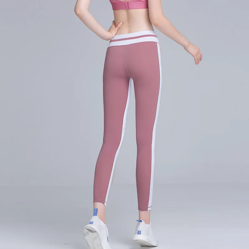 Сексуальные штаны для йоги женские спортивные Леггинсы фитнеса и спортзала
