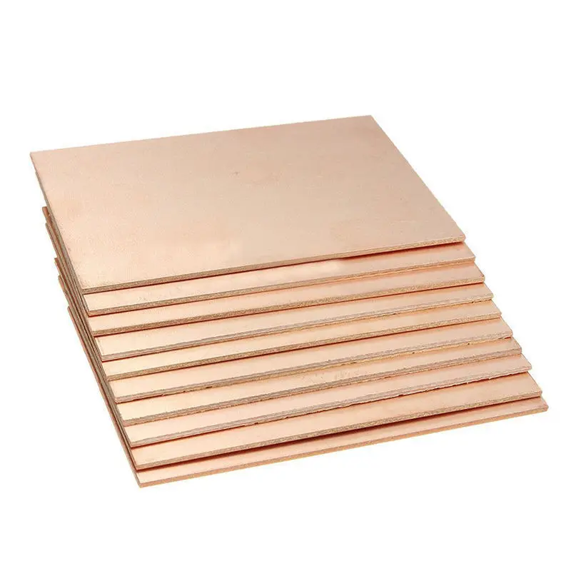 

10pc 70x100x1.5mm One-Side Copper Clad Single PCB Circuit Kit Board Bakelite Set