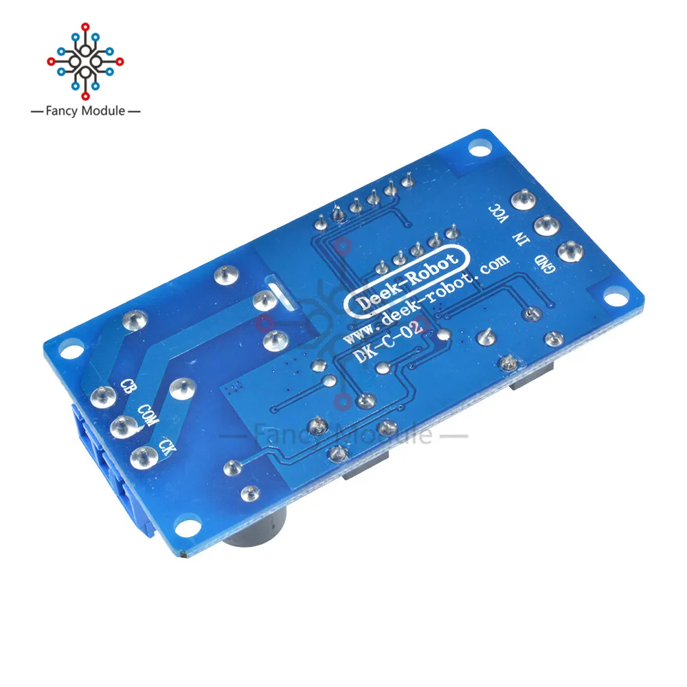 Плата модуля реле времени с цифровым светодиодным дисплеем 12 В постоянного тока|