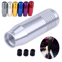 8cm mini aluminium alloy gear shift knob electroplating color manual shifter handle universal fit jdm car accessories