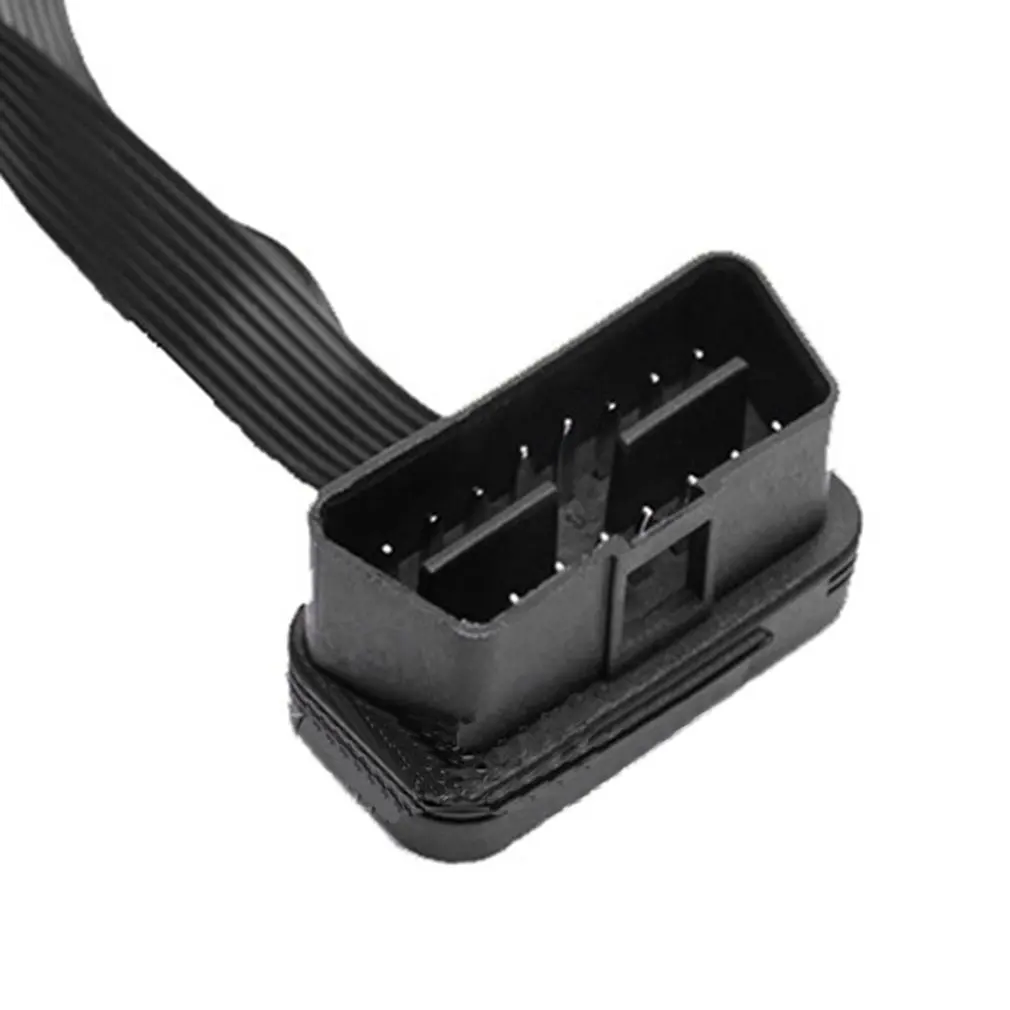 Портативный OBD2 удлинитель один расколотым два подключения адаптера провода 16
