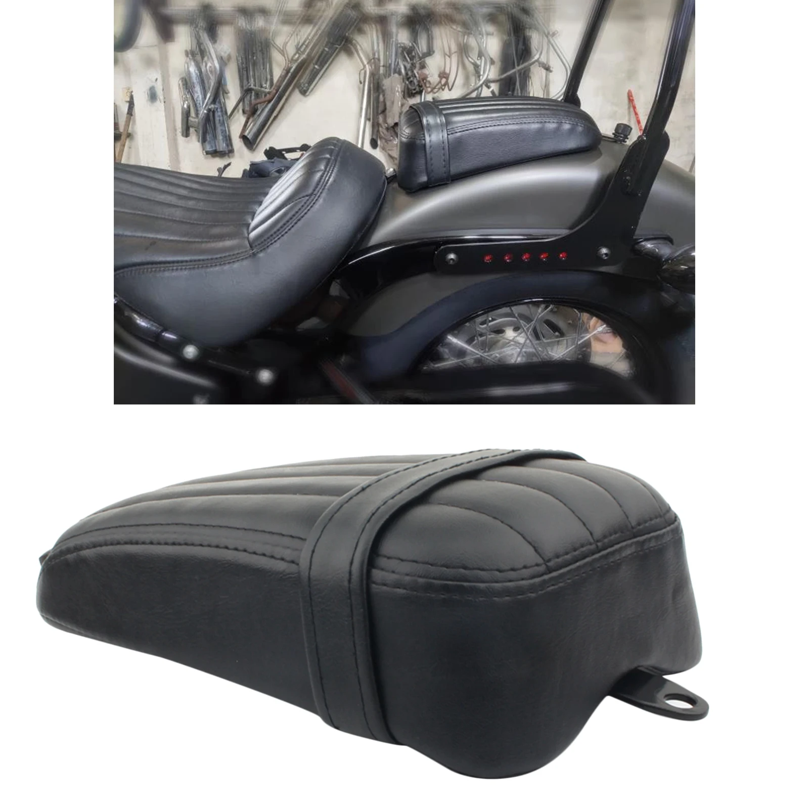 

Прямоугольная подушка для пассажирского сиденья для Harley Street Bob 2018 - 2020