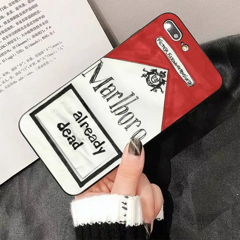 TOPLBPCS чехол для телефона с защитой от сигарет и марихуаны iPhone 8 7 6 6S Plus X 5 фотосессия