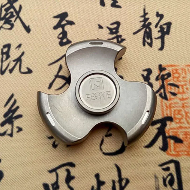 FEGVE MaYa титановый сплав на гриле синий Спиннер ручной металлический EDC стресс