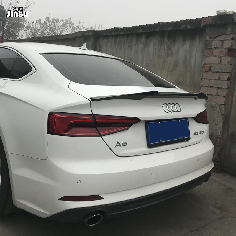 M4 Стиль углеродное волокно задний спойлер для багажника губа audi a5 sportback 4 двери 2017