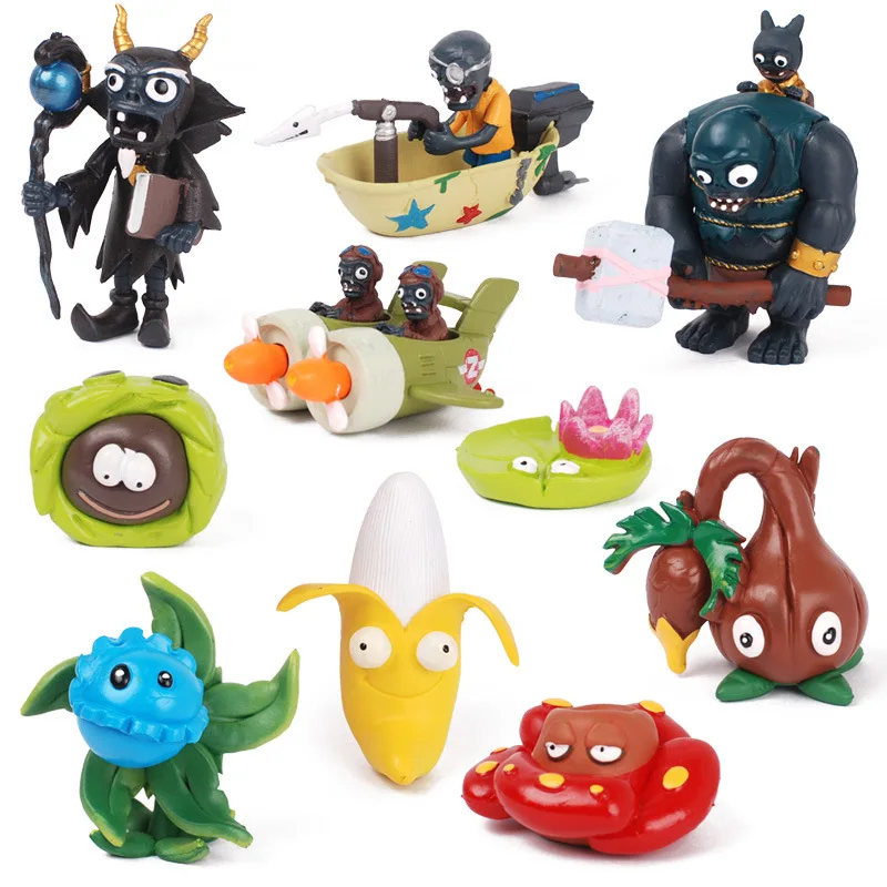 

8-10pcs/set Plants VS Zombies PVC Action Figure Model Toys PVZ Collection Figurines Kids Toys Gifts for Children 2-8cm