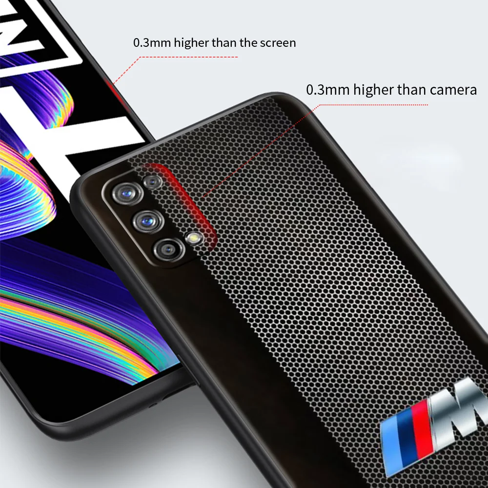 silicone case for realme 8 c21 6 7 pro c3 c11 xt gt 5 c12 c15 c21y x50 7i luxury soft shell phone cover fashion car men funda free global shipping