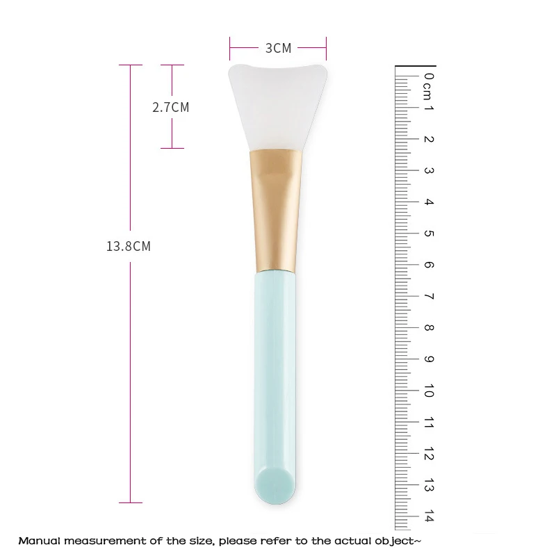 1 шт. силиконовая маска для лица комбинированная мягкая кисть основы
