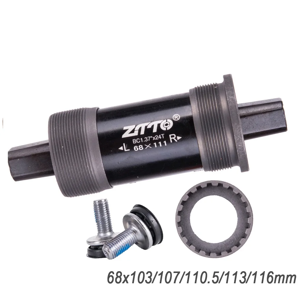MTB велосипеда квадратный фундаментный BSA каретка 68x103 мм 107 110 5 113mm116mm для