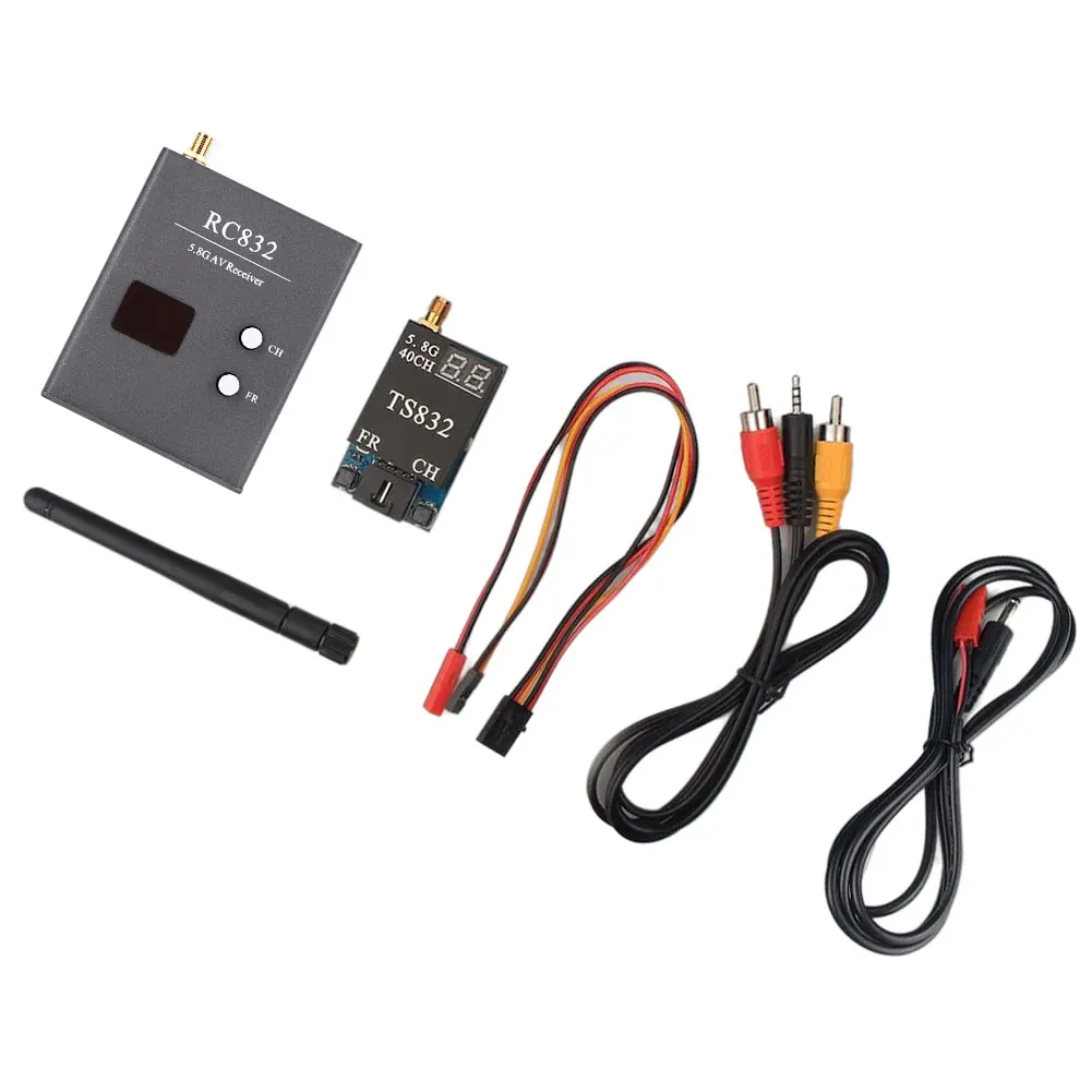 

Передатчик беспроводной TS832 + RC832 FPV, 5,8 ГГц, 8 в