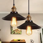 Лампа ретро промышленные подвесные светильники, Подвесная лампа подвесные светильники для столовой винтажный абажур Лофт Эдисон бар