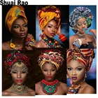 2020 Новый 3d круглая Алмазная вышивка Африка сексуальная женщина 5d Diy полный набор алмазная живопись мозаика картины Стразы искусства,