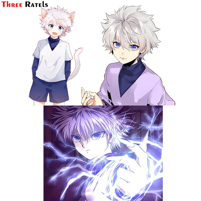 

Три Ratels F427 Killua аниме Hunter графическая наклейка для автомобиля Наклейка Автомобильные аксессуары украшение Водонепроницаемый виниловый мат...