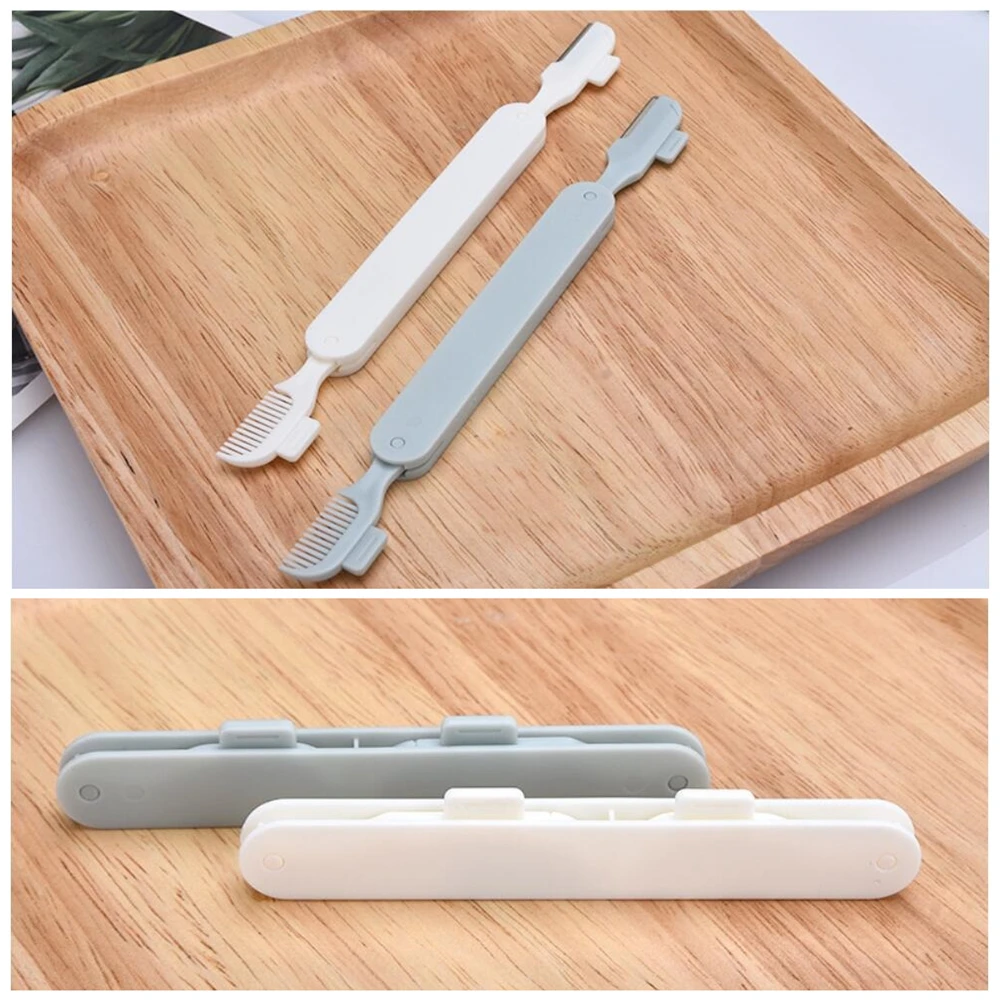 2 шт./упак. триммер для бровей с двумя головками средство снятия макияжа уход за