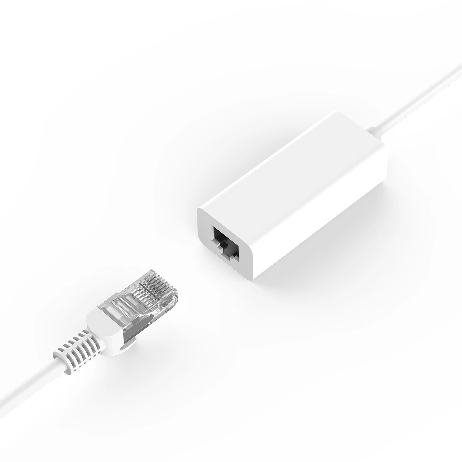 Адаптер USB C к RJ45 LAN для ноутбука Ethernet Док станция Сетевой удлинитель совместимый с