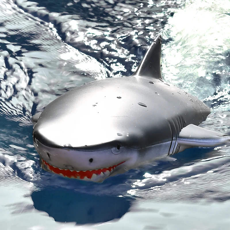 Радиоуправляемая лодка дистанционный пульт Акула лодкой на катере модель shark |