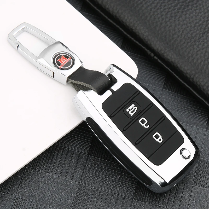 

Zinc Alloy Car Key Cover Protection For KIA Sid Rio Soul Sportage Ceed Sorento CeratoK2 K3 K4 K5 Remote Case Protect Keychain
