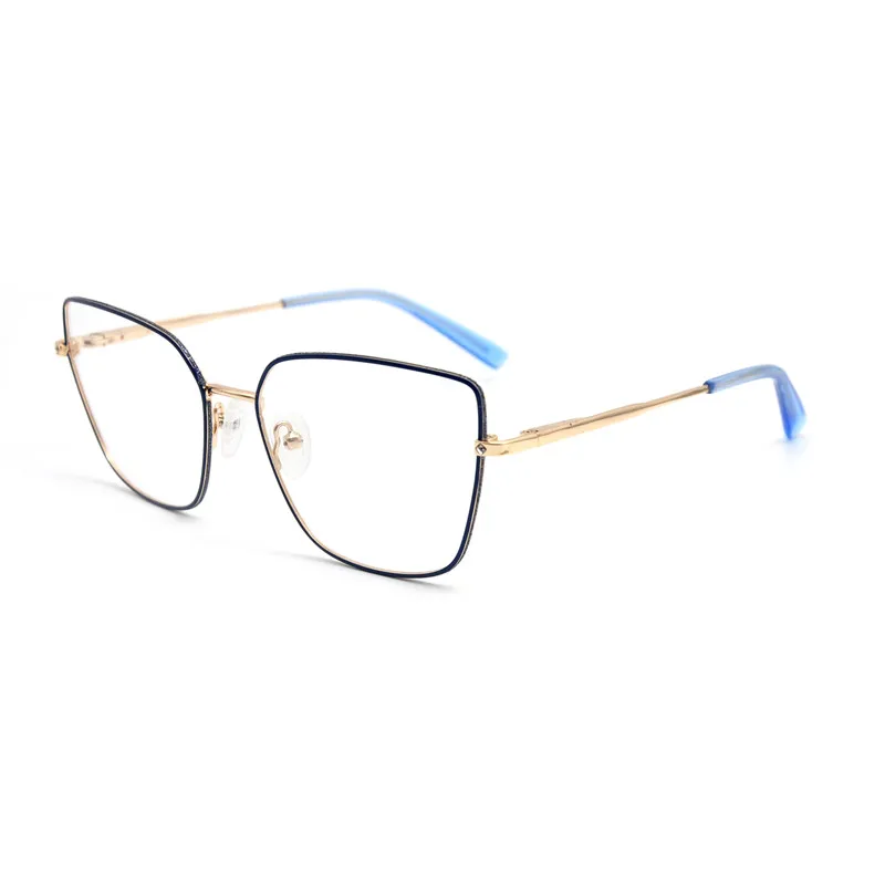 

KANDREA Ultra-Light Clear Lens Glasses Frame Eyeglasses Women Vintage Classic Square Metal Men Optical Myopia Unisex Spectacles