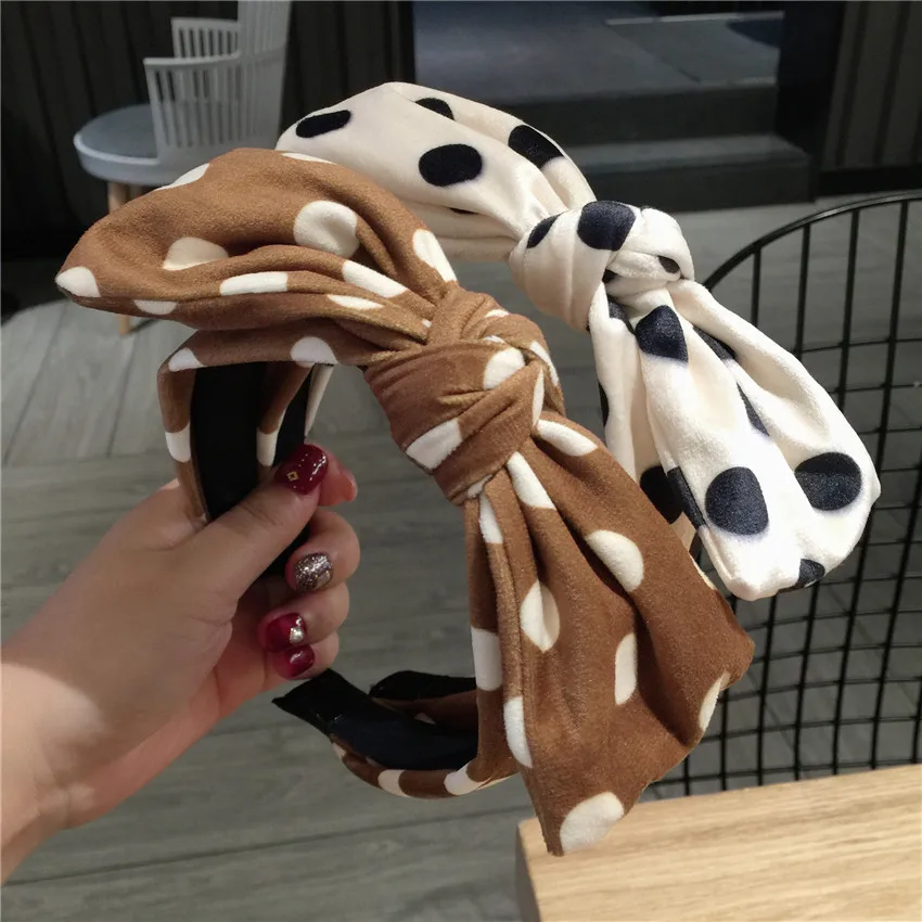 Модная тканевая повязка для волос в Корейском стиле женщин и девочек модная