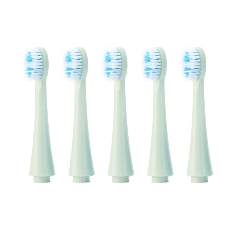 Универсальная электрическая зубная щетка с мягкой щетиной 5 шт. вибрирующей