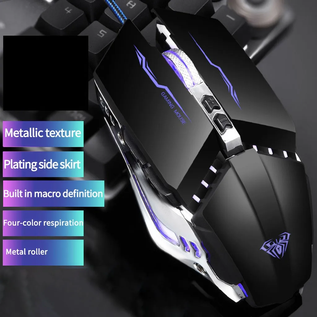 S30 6 ключ игровая оптическая Мышь USB Интерфейс компьютера есть курица Красочные high