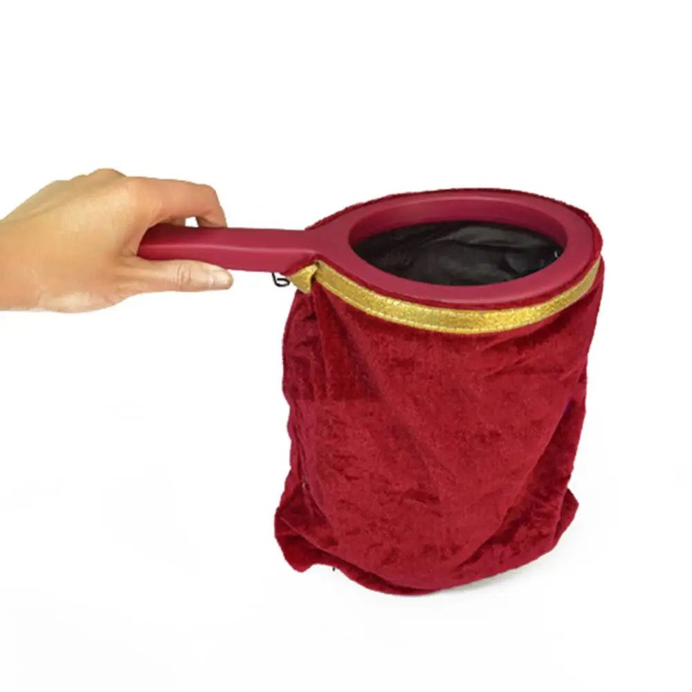 Bolsa de magia vac&iacute;a para trucos de mago, herramienta de juego, cambio de figura, accesorio de escenario-2