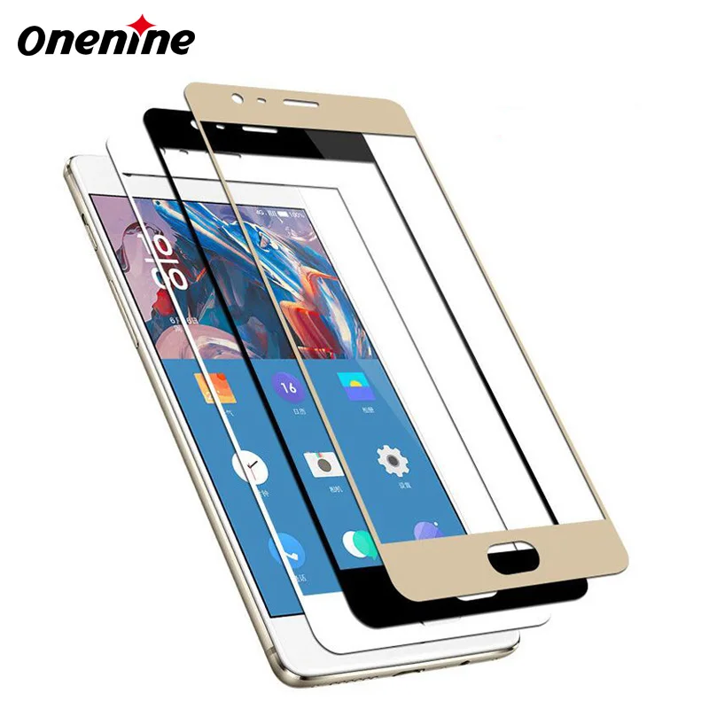 Изогнутое закаленное стекло Onenine 4D Защитная пленка для Oneplus 5 A5000 взрывозащищенное
