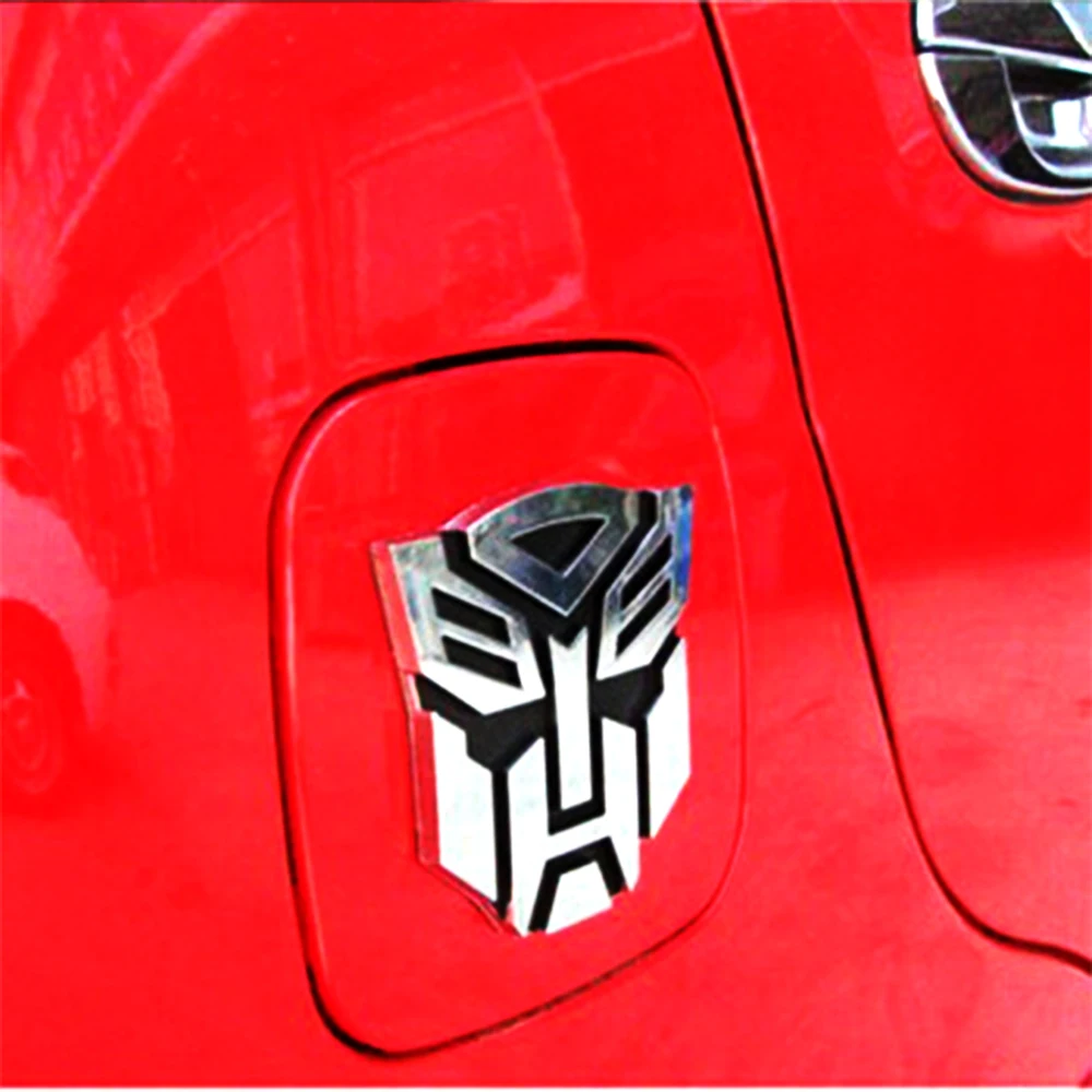 Металлические автомобильные 3d наклейки трансформеры для автомобиля логотип