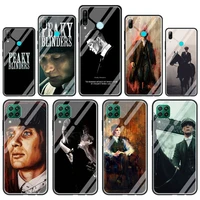 peaky blinders tempered glass phone case for huawei p30 p40 pro p20 p10 lite p smart y6 y7 2019 z for honor 20 8x 9x cover