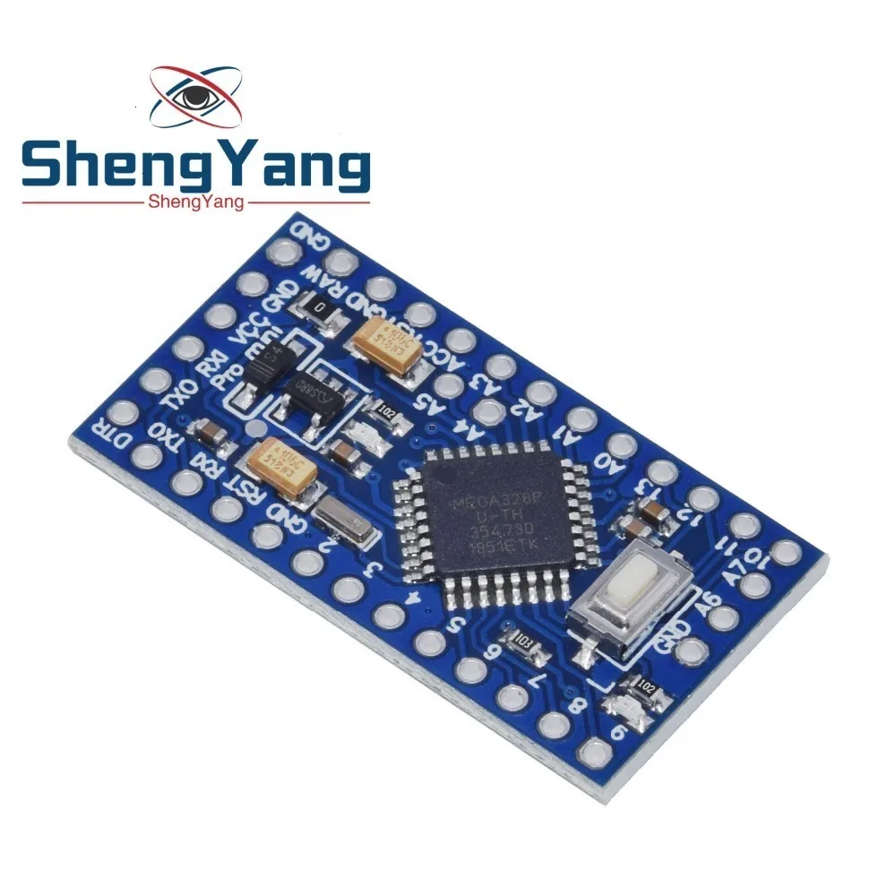 1 шт./лот ATMEGA328P Pro Mini 328 ATMEGA328 3,3 V/8 МГц 5 V/16 МГц для Arduino CP2102 PL2303 Ch340g FT2302RL драйвер