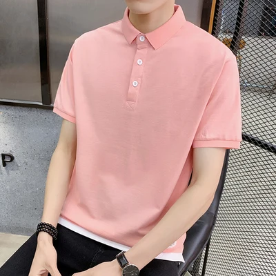 

Men's short sleeve t-shirt summer trend handsome casual half sleeve 8269