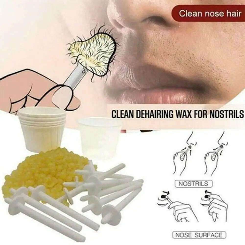 

Portable Nose Hair Removal Wax Kit For Men And Women Hair Professional High Removal Cosmetic Accessories Quality Stick Wax Z4W0
