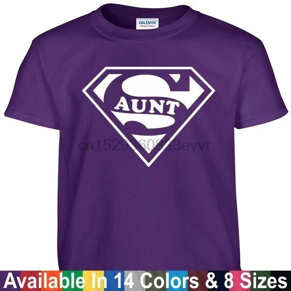 Забавная Футболка с принтом Супер тетя на день матери рождения Рождество душ