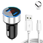 Автомобильное зарядное устройство с двумя USB-портами, 3,1 А