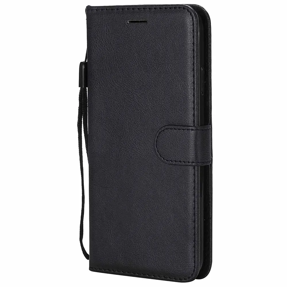 Black Кожаный флип-чехол для samsung Galaxy S11 S10e S10 S9 S8 плюс S7 S6 край S5 S4 S3 Примечание 10 Pro 9 8 4 3 A10E A20E телефона B128 - Цвет: Black