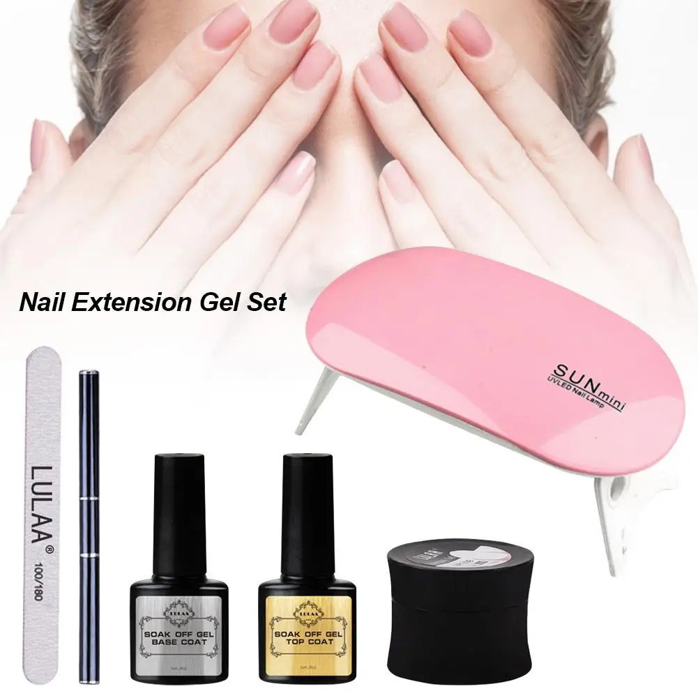 

Nail Gel Set Solid Safe Nail Quick Extension Gel Crystal Natural Manicure Extension Glue