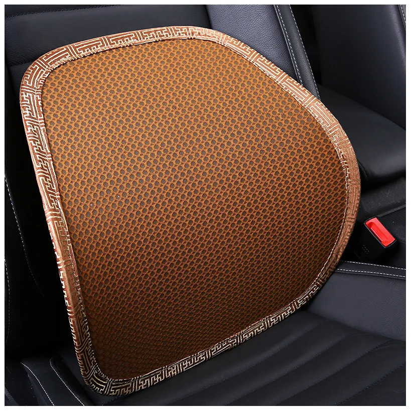 

Подушка для автомобильного сиденья, защита талии, массаж спины, дышащая Толстая сетка, аксессуары для интерьера автомобиля