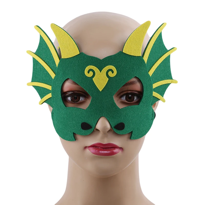 Маска динозавра для мальчиков и девочек маскарадный костюм на день рождения