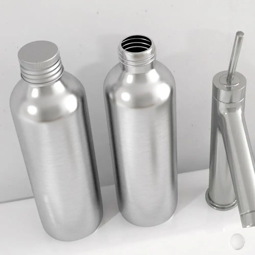 30/50/100/120/150/250ml Rustproof Aluminum Bottle Storage Suitable Makeup Bottle Refillable Bottle for Lotion Toner Fishing Food