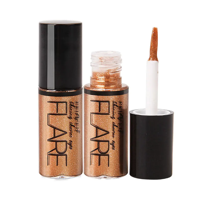 Блестящие жидкие тени для век подводка глаз профессиональные водостойкие