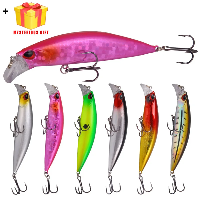 

NEW JERK MINNOW 10.5CM/ 29.5g Floating Wobbler Fishing Lure 6 Color Minnow Lure Hard Bait Quality Professional Lure