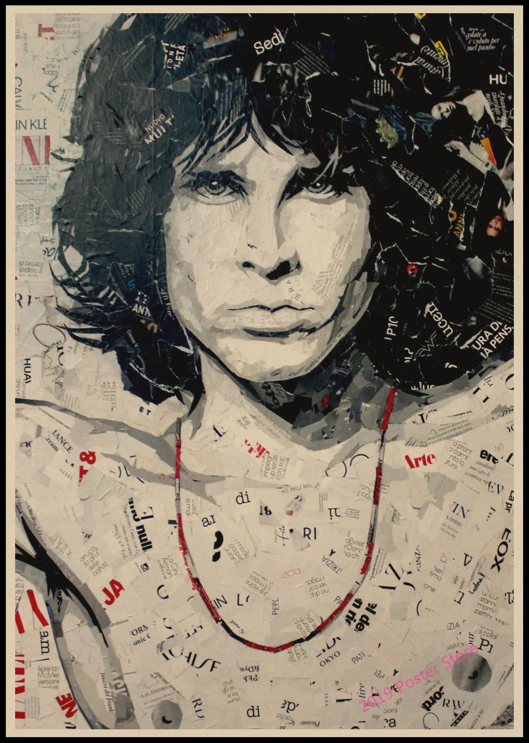 ВИНТАЖНЫЙ ПЛАКАТ домашний декор двери Jim Morrison крафт-рок плакат, плакат в стиле ретро рок-группа Музыка Звезды Плакаты на стену, изображения 1002